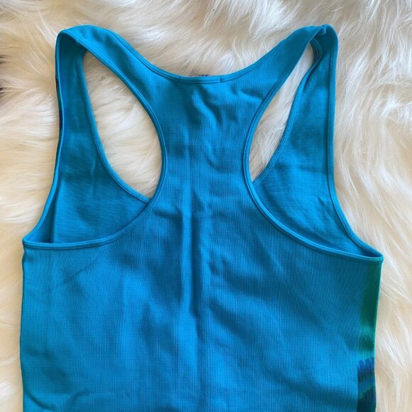 Tie Dye Crystal Encrusted Peace Tank Top - Picture 11 of 11